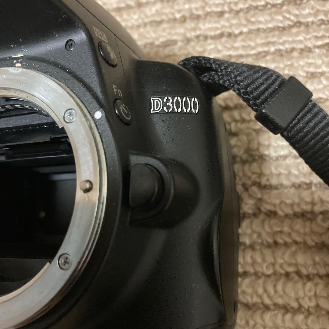 値下げ！Nikon デジタル一眼レフ カメラセット　D3000 ジャンク　レンズ