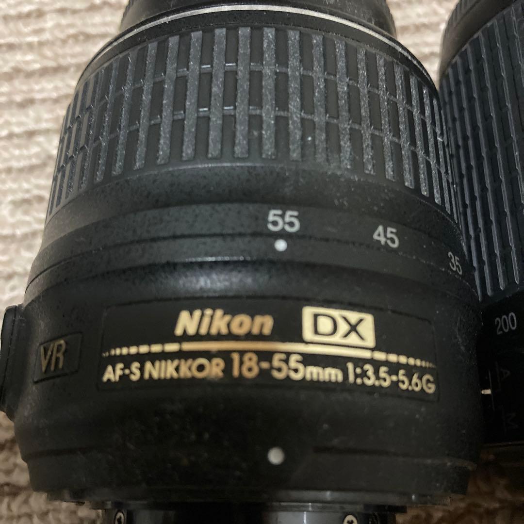値下げ！Nikon デジタル一眼レフ カメラセット　D3000 ジャンク　レンズ