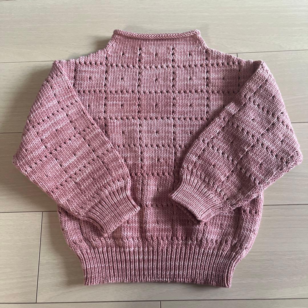 ミーシャアンドパフ　ウィンドウペンニット　5-6y