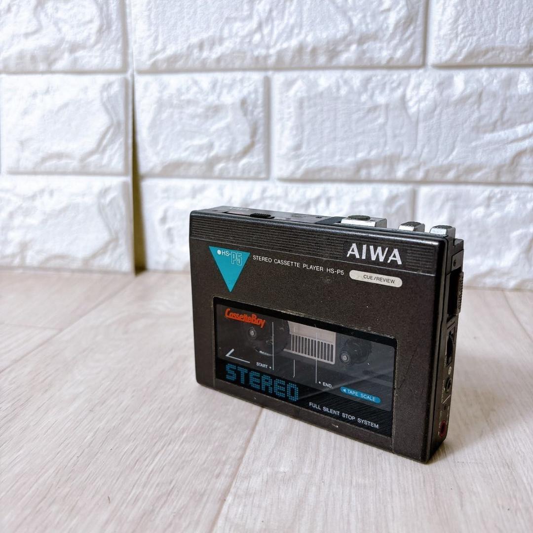 現状 AIWA アイワ ステレオカセットプレーヤー HS-P5 カセットボーイ