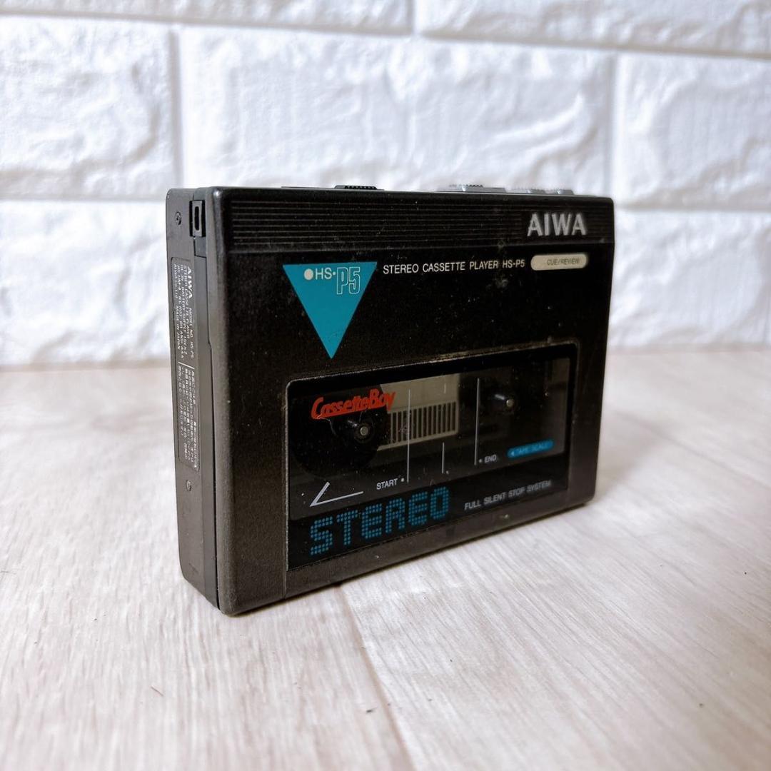 現状 AIWA アイワ ステレオカセットプレーヤー HS-P5 カセットボーイ