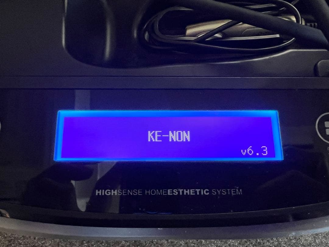 ケノン 脱毛器 ver.6.3 新品カートリッジ付