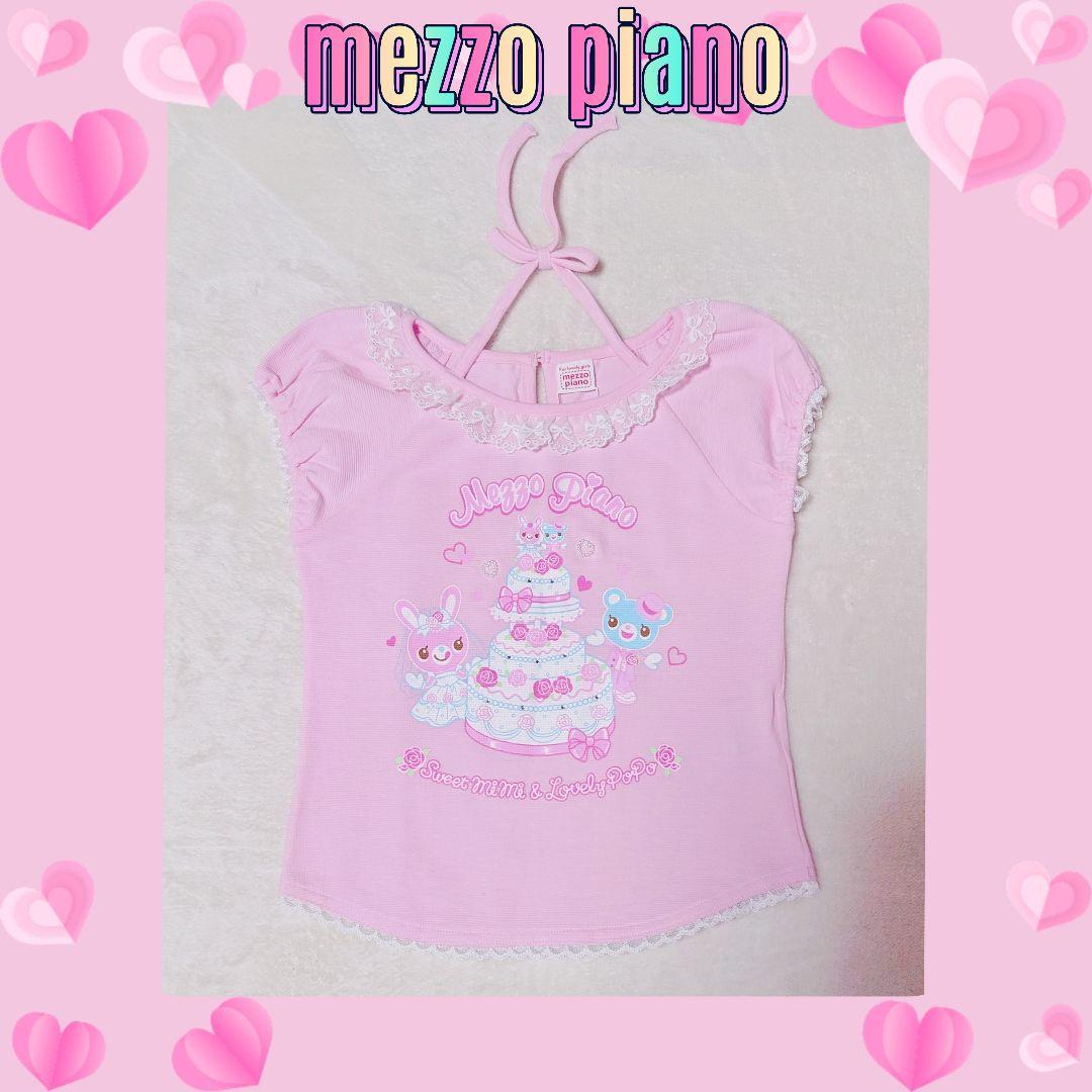 ❤メゾピアノ❤ミミポポ✨みみぽぽ✨ウエディング✨平成レトロ✨Tシャツ✨ピンク❤