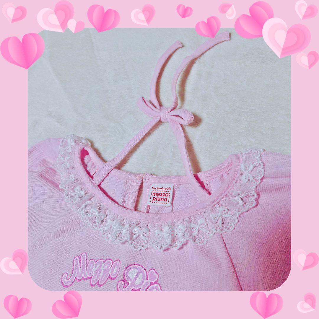 ❤メゾピアノ❤ミミポポ✨みみぽぽ✨ウエディング✨平成レトロ✨Tシャツ✨ピンク❤