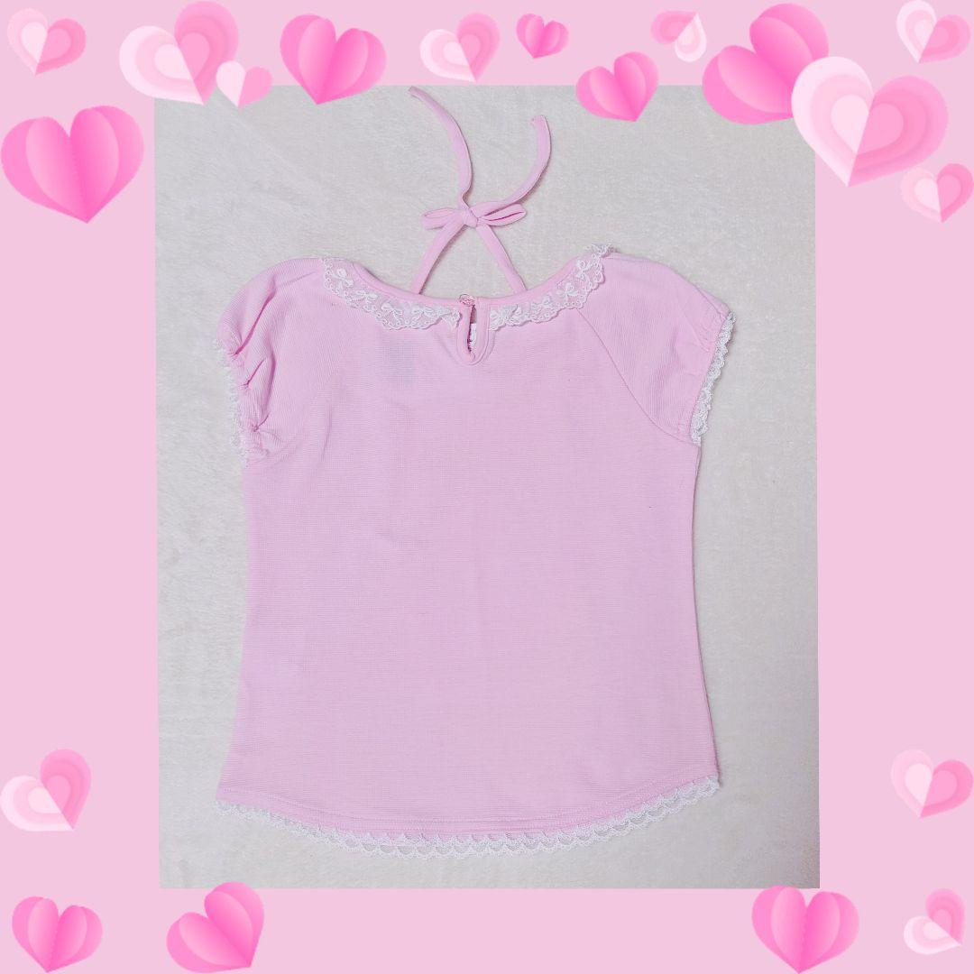 ❤メゾピアノ❤ミミポポ✨みみぽぽ✨ウエディング✨平成レトロ✨Tシャツ✨ピンク❤