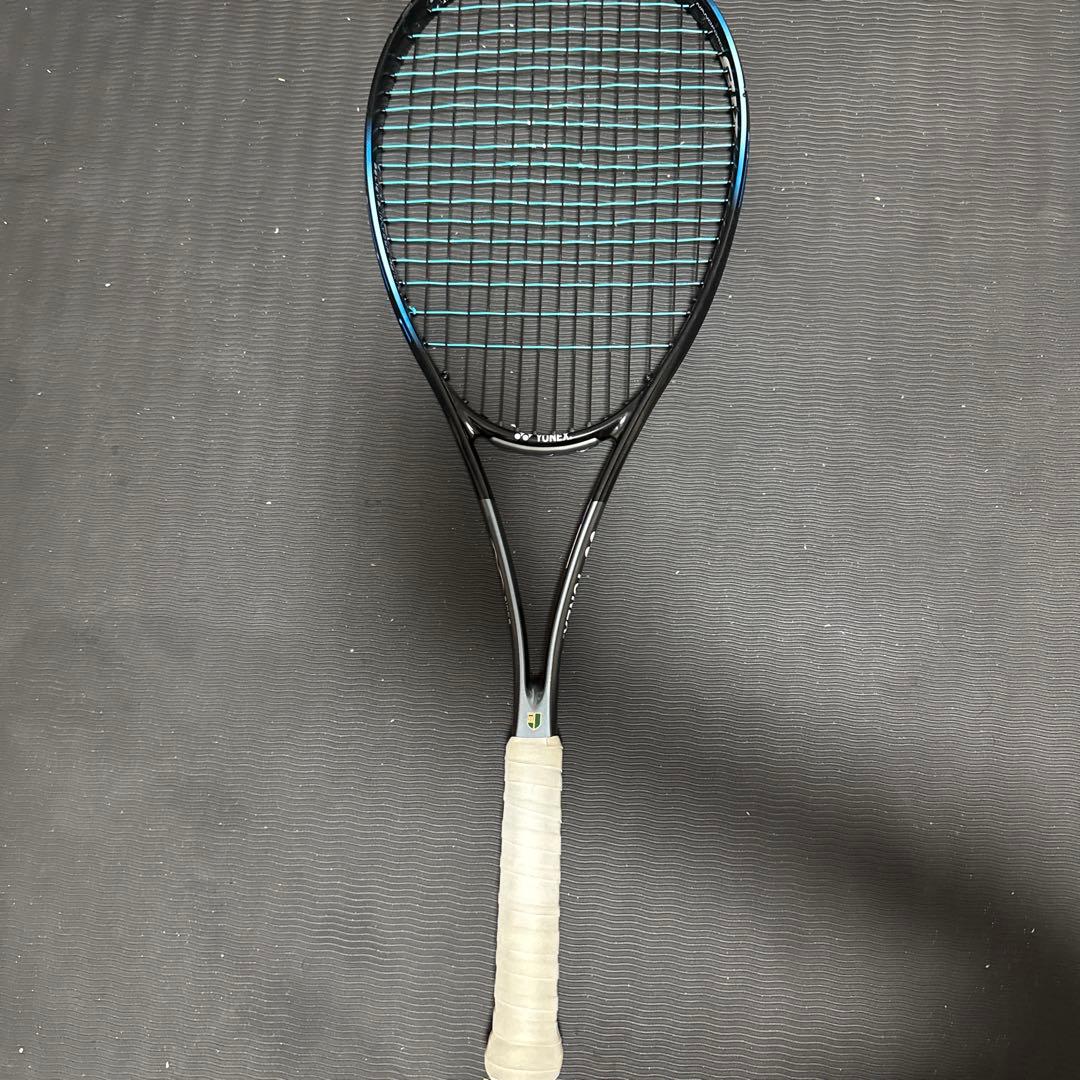 〈さばなん〉NANOFORCE 8Vテニスラケット ブラック/ブルー