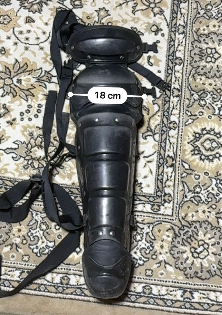 キャッチャー用レガース ブラック