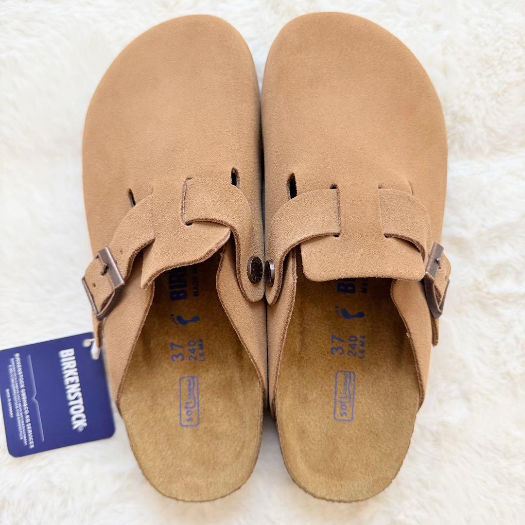 新品✨BIRKENSTOCK ボストン 37 24㎝　ナロー　サンダル　ベージュ