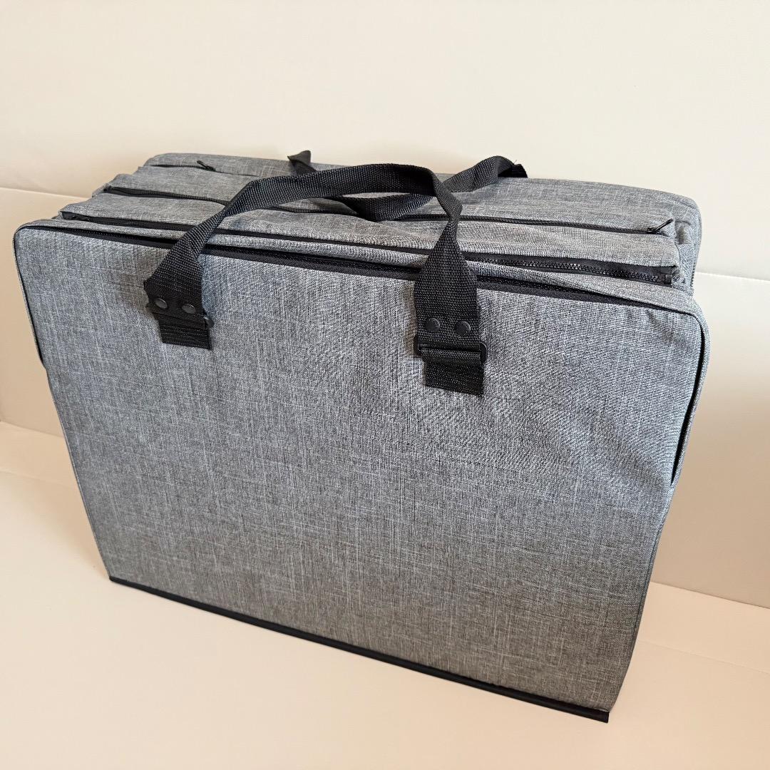 【美品】ベビーベッド farska コンパクトベッド フリー メランジブラウン