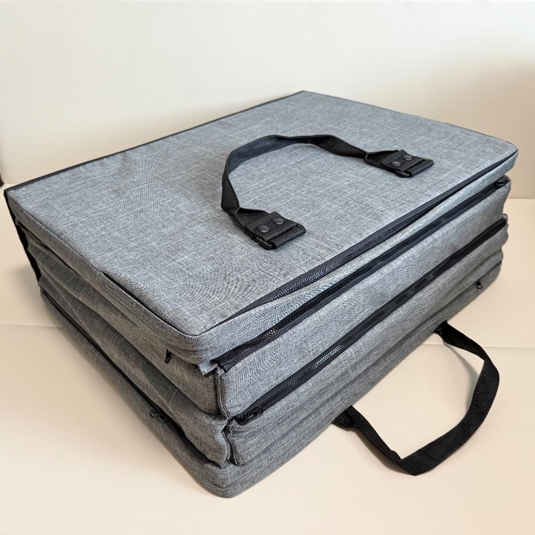 【美品】ベビーベッド farska コンパクトベッド フリー メランジブラウン