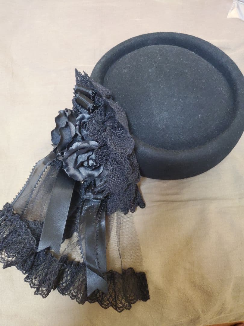 アリパイ　トーク帽　黒　A/P