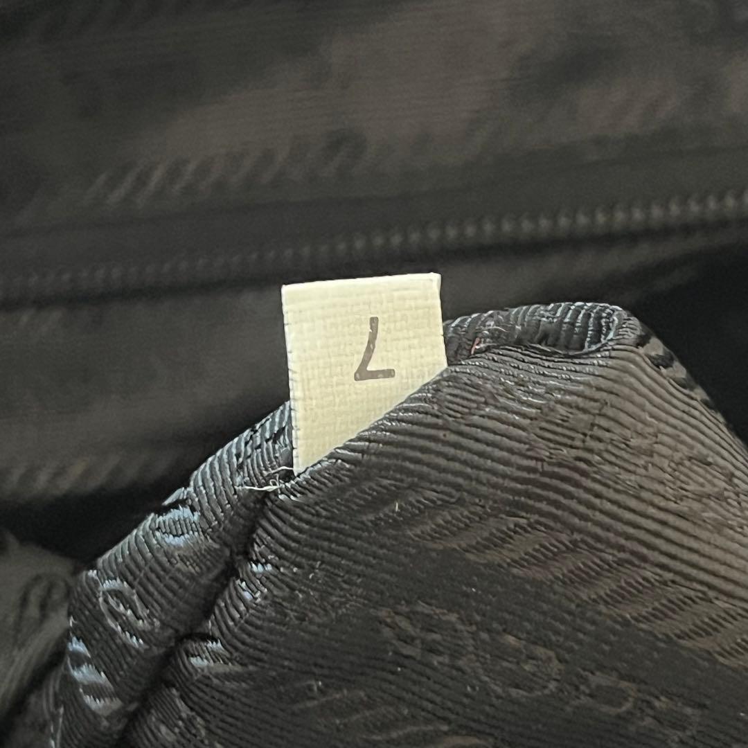 【極美品】PRADA トートバッグ　ボストンバッグ　ナイロン×サフィアーノ　黒