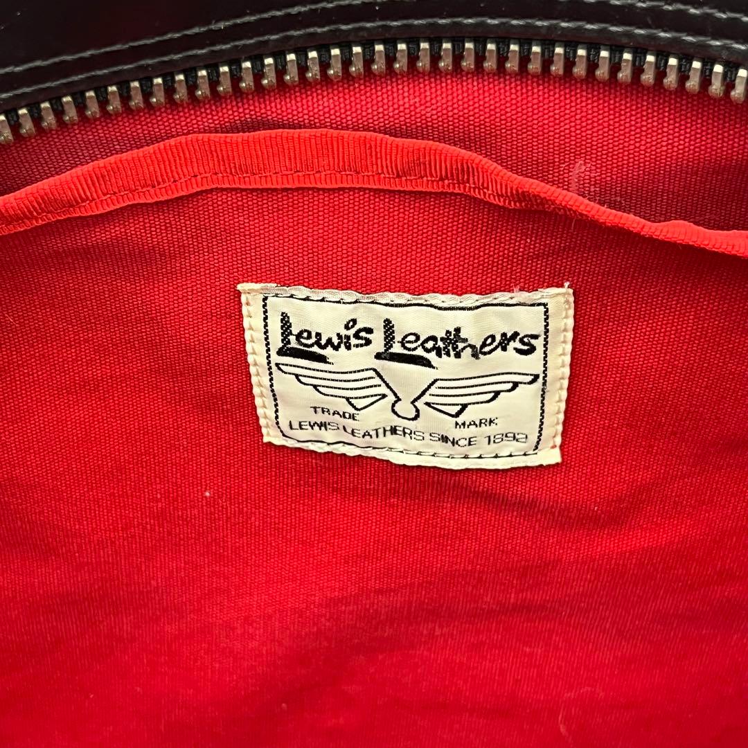 【希少品✨】ルイスレザー 2WAY ボストンバッグ ショルダーバッグ ブラック