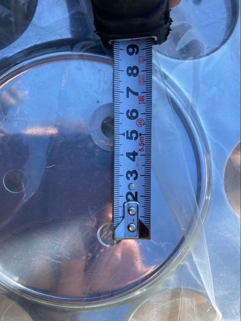 新品　ホイールカバー　17.5 フロント　ファイター　レンジャー　メッキ