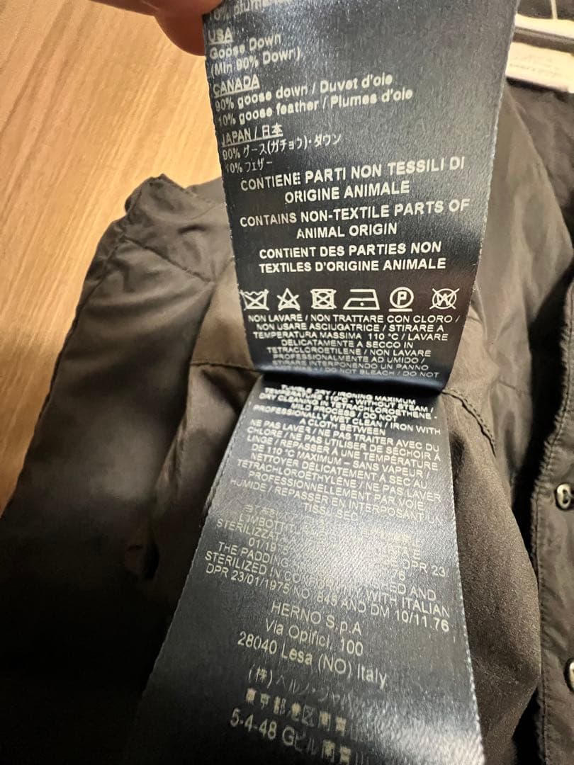 ヘルノ ダウンベスト インナーダウン ジレ　48 L