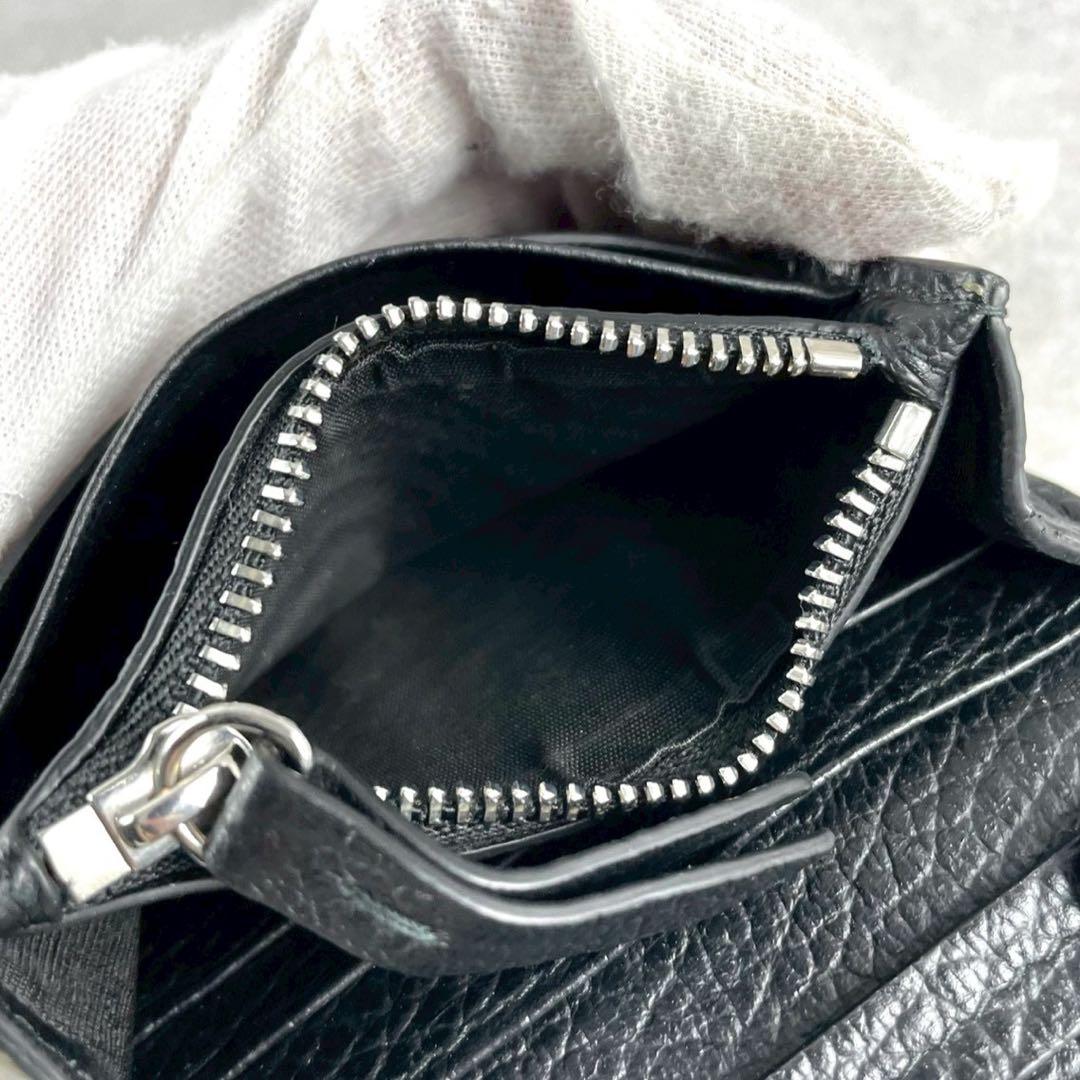 【極美品】マルジェラ チェーンウォレット 4ステッチ ブラック