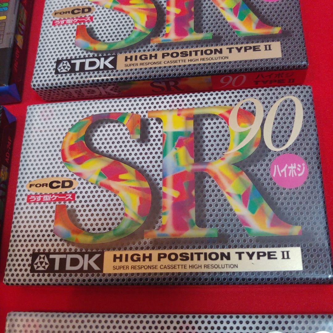 TDK SR-90F４本他　８本まとめ　カセットテープ