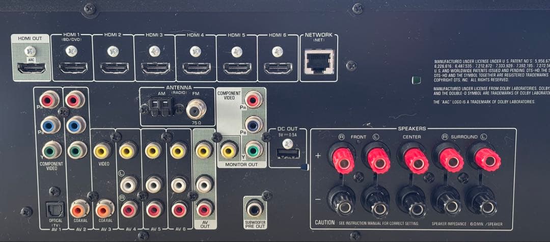 AVアンプ YAMAHA RX-V477