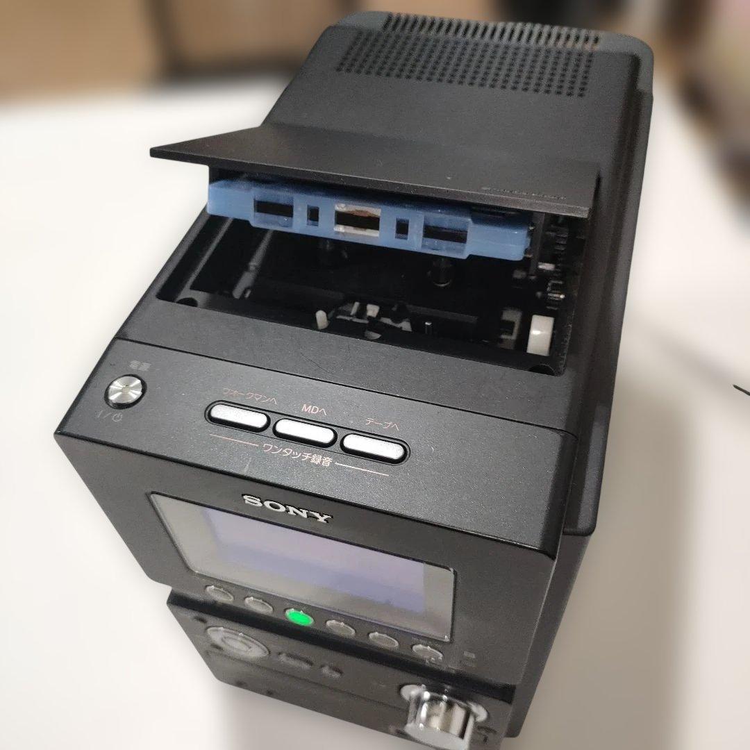 SONY CD・MD・カセットデッキ コンポ cmt-m35wm ソニー