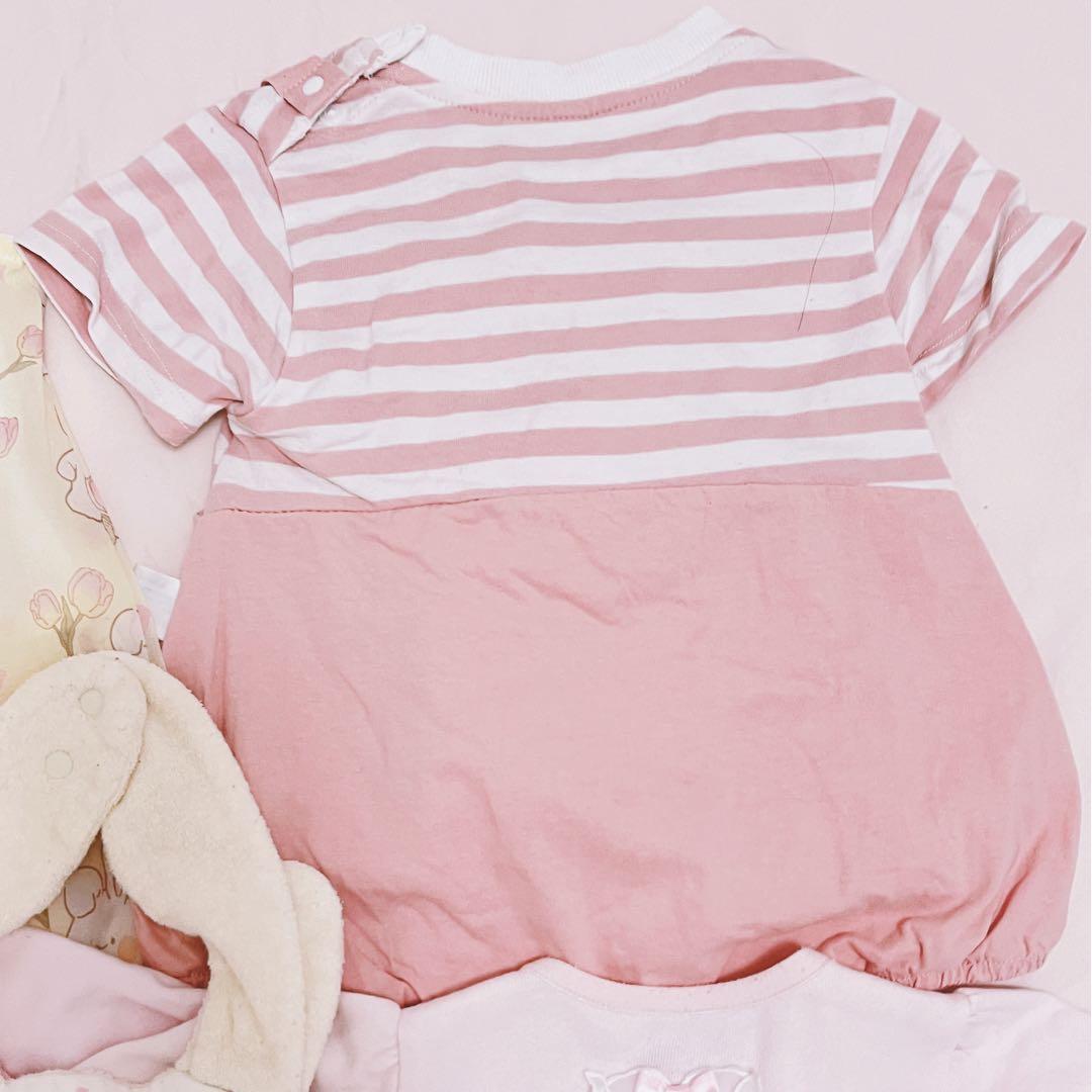 メゾピアノ ロンパース カバーオール 60 70 女の子 可愛い 7点セット