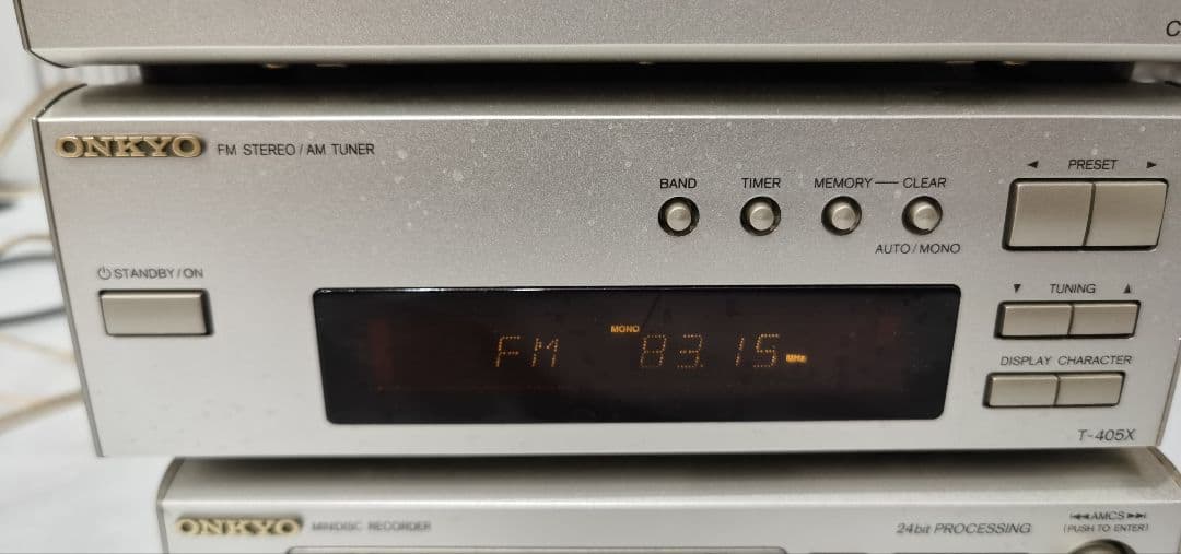 ONKYO オーディオコンポ A-907XC-705XT-405XMD-105X