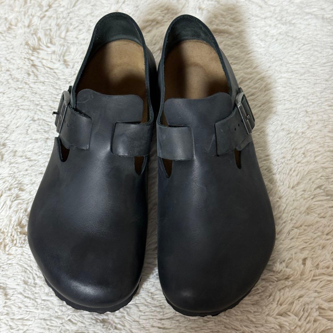 未使用級✨ビルケンシュトック　ロンドン　コンフォートシューズ　オイルドレザー　黒
