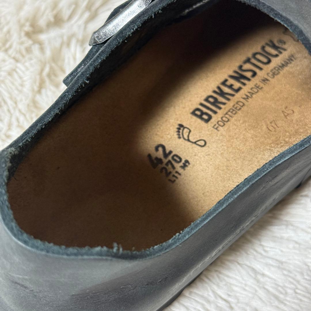 未使用級✨ビルケンシュトック　ロンドン　コンフォートシューズ　オイルドレザー　黒