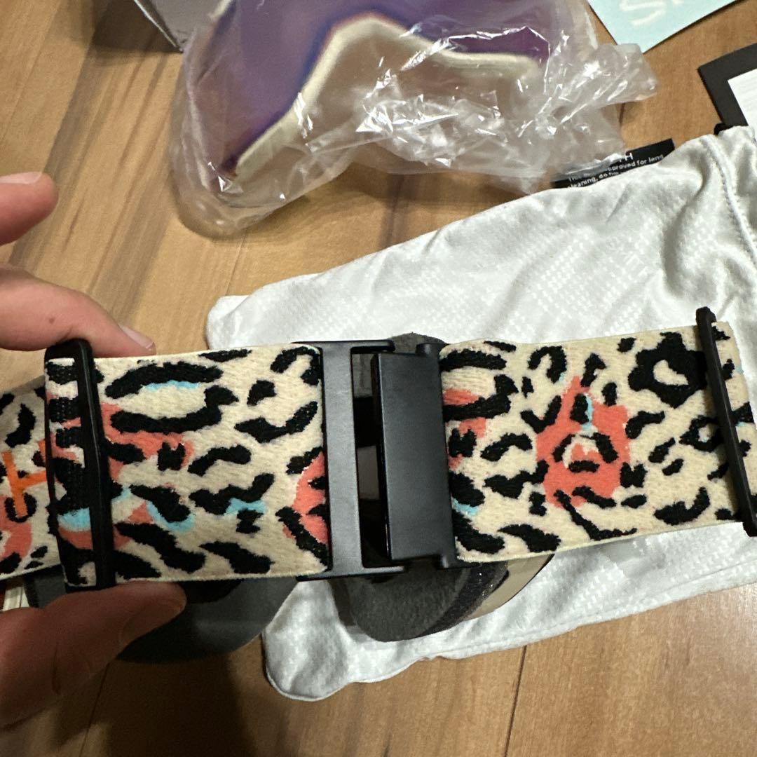 SMITH ChromaPop スキーゴーグル ヒョウ柄