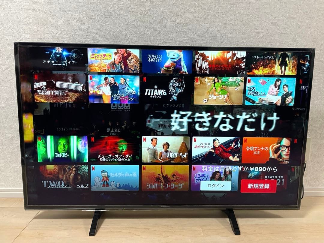 パナソニック 49V型 4K 液晶テレビ スマートビエラ TH-49FX500