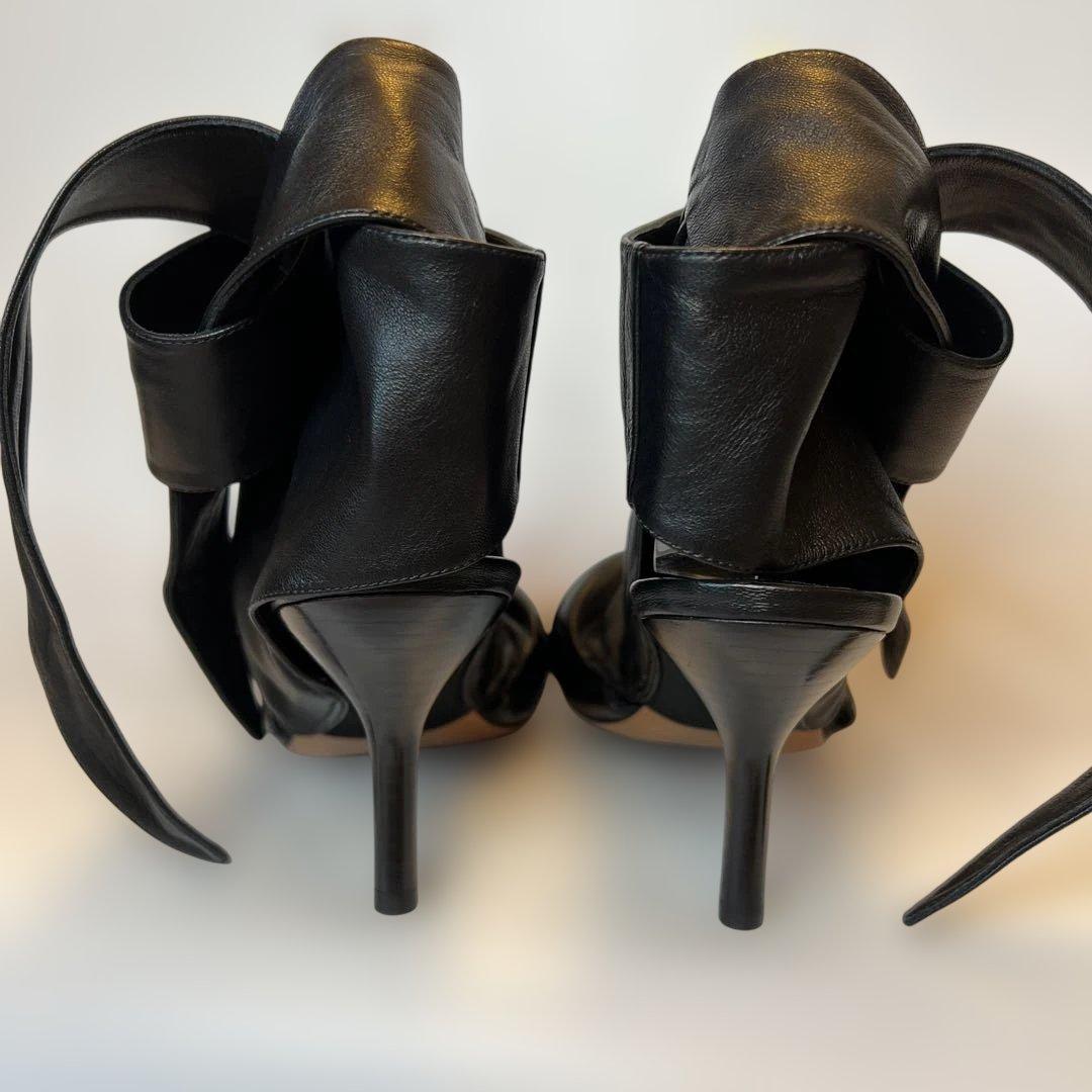 【新品☆未使用】CELINE セリーヌ フィービー期バックレスラムレザーパンプス