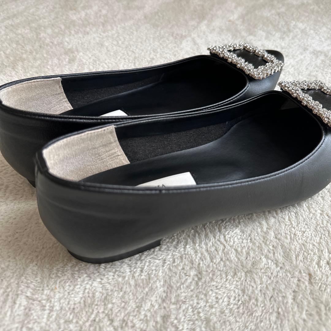 VIRINA ビジューパンプス 24 晴雨兼用