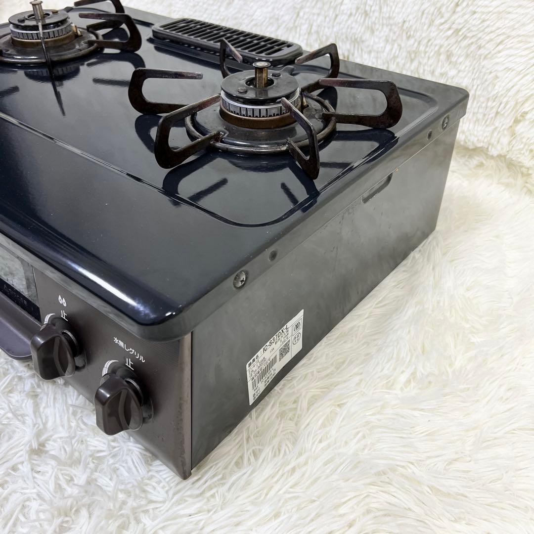 パロマ ガステーブル 2019年製 IC-S37DX-L 都市ガス用 左強火力