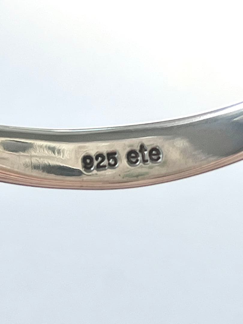 ete 925 シルバー バングル ブレスレット カフ シンプル ティファニー