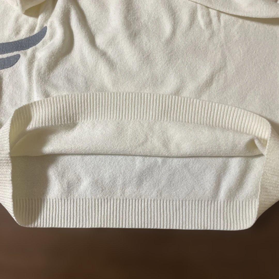 EMPORIO ARMANI オフホワイトメンズニット　L