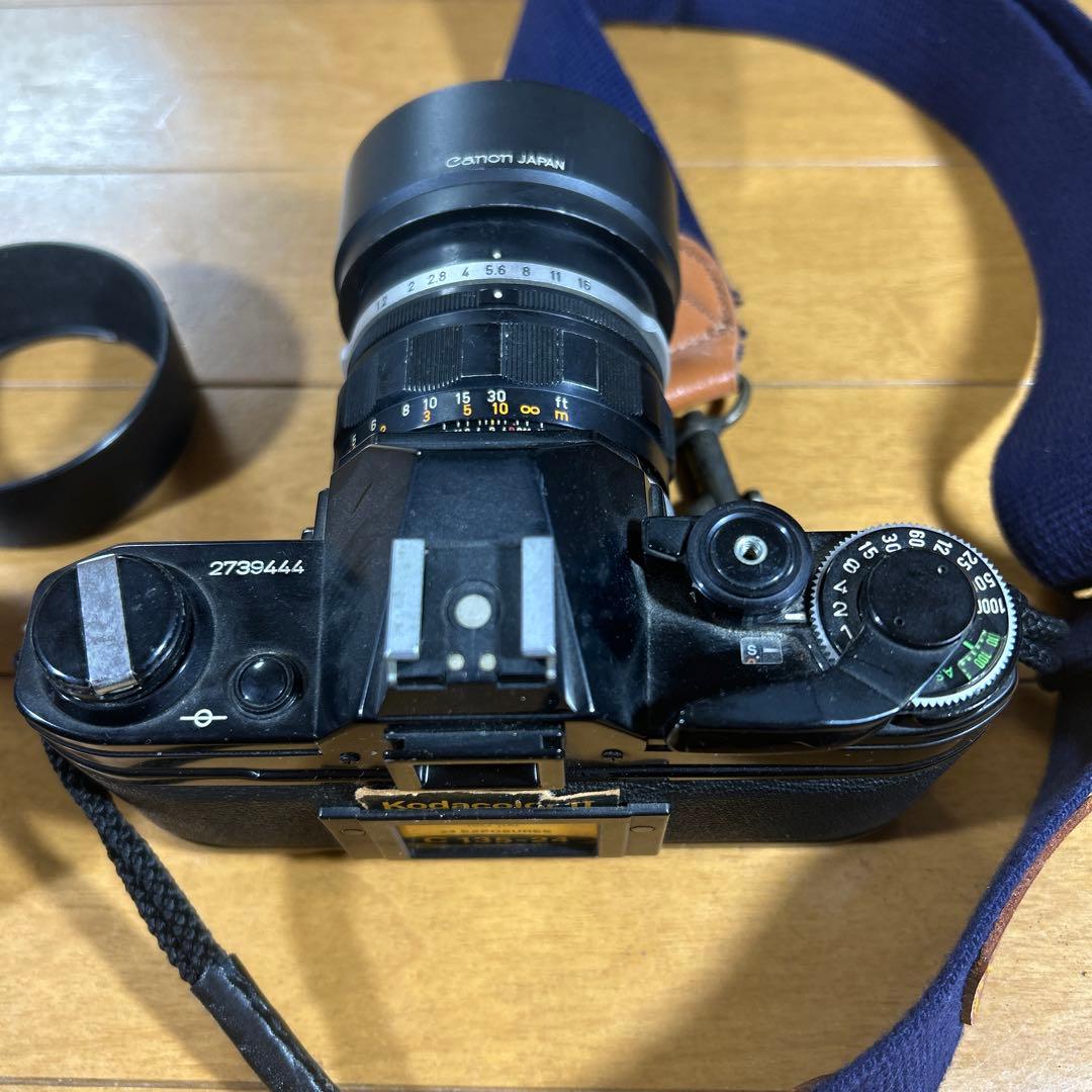 【中古】(キヤノン) Canon AE-1 ブラック　レンズ3点