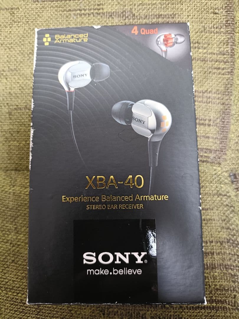 SONY XBA-40 イヤホン　ソニー