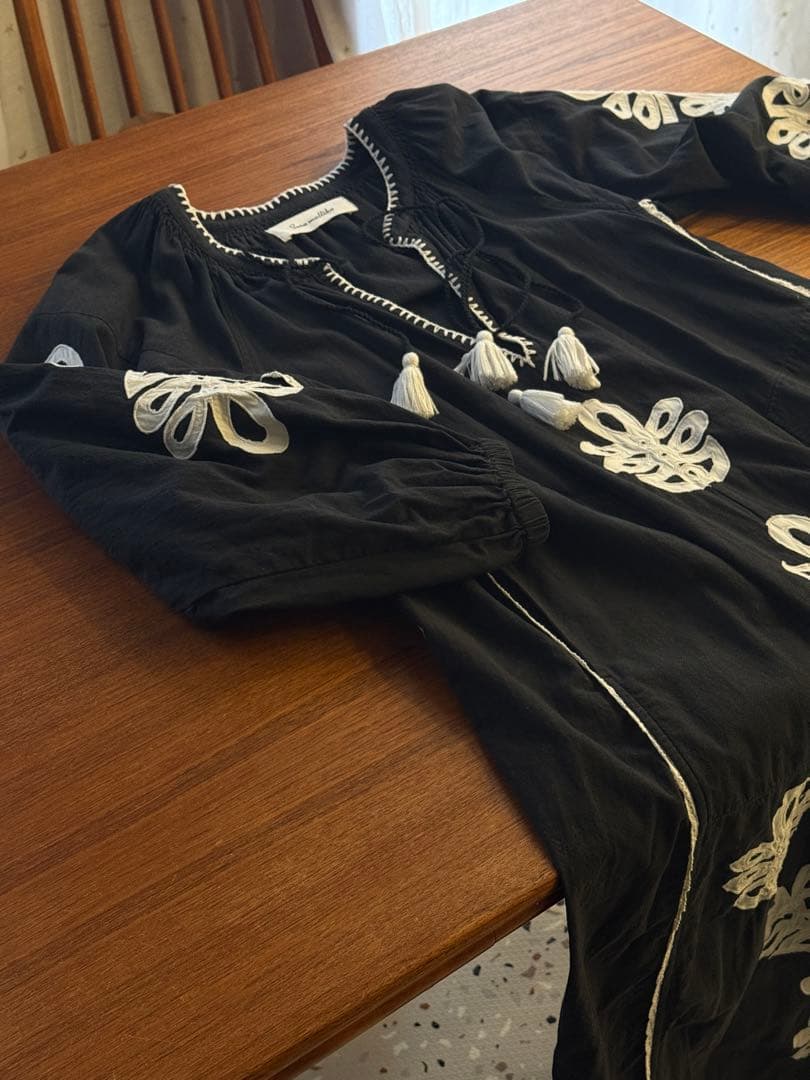 ヌキテパ　サラマリカワンピース　黒