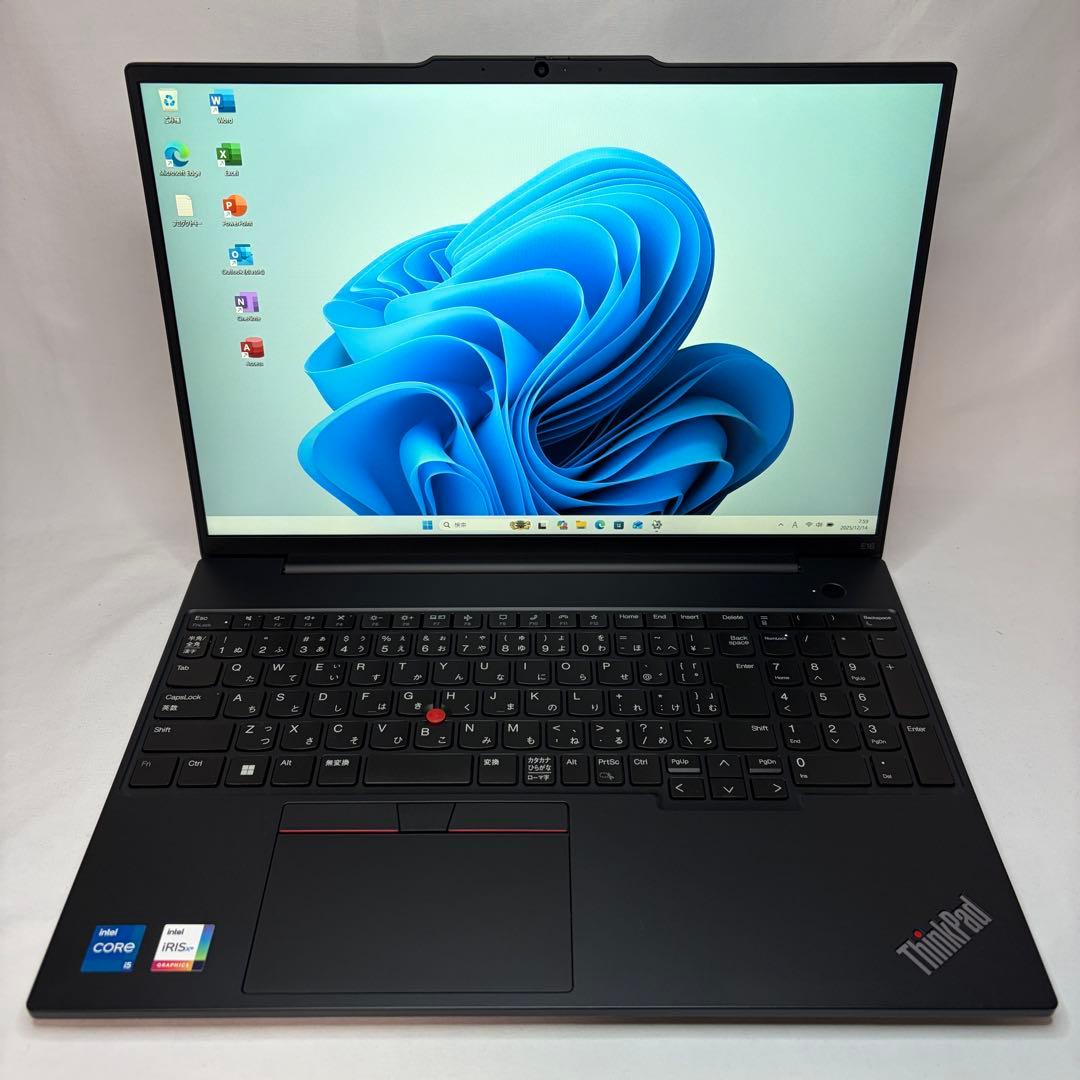 美品 ThinkPad E16 13世代 i5 16GB 16.0型 WUXGA