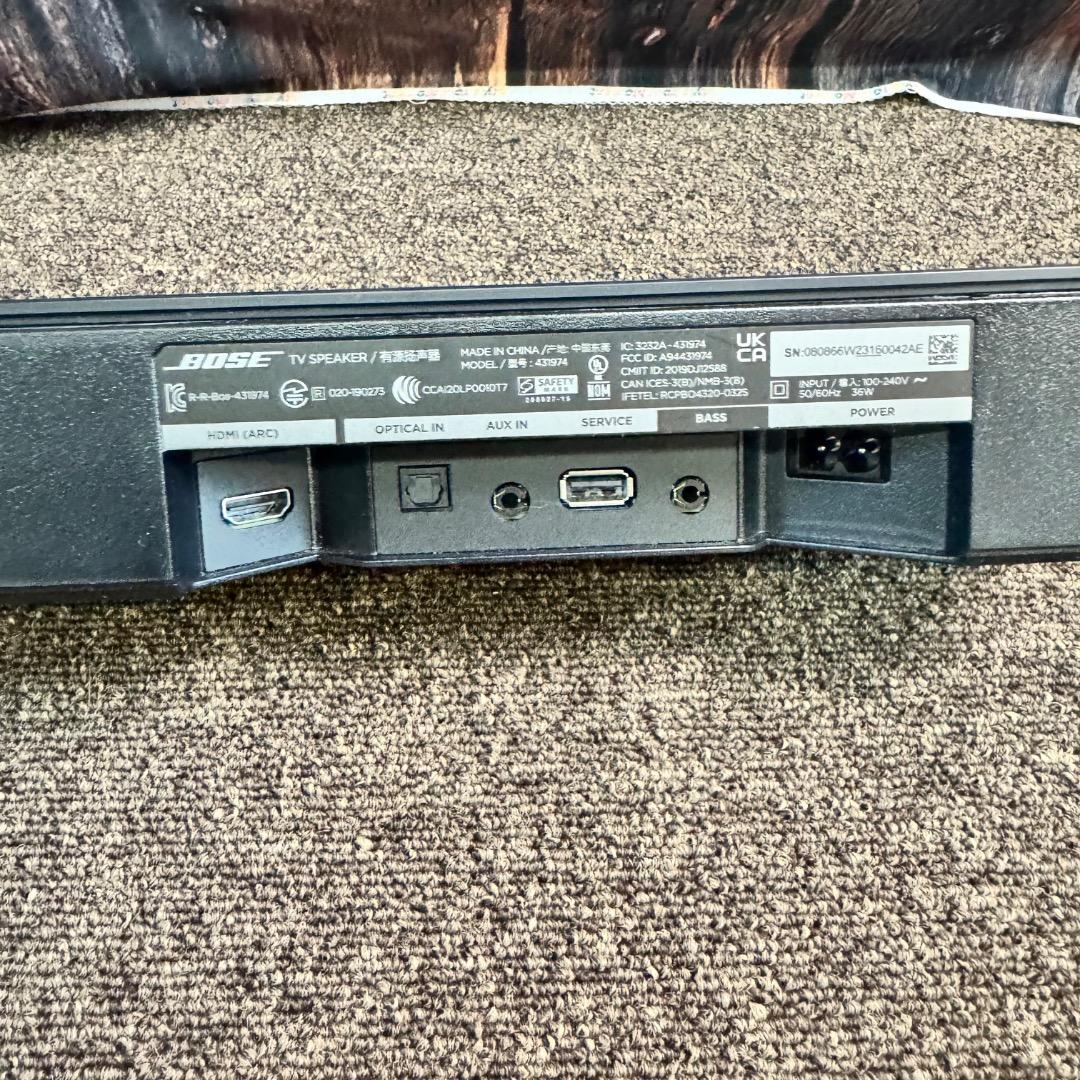 BOSE ボーズ Bose tv speaker サウンドバー スピーカー