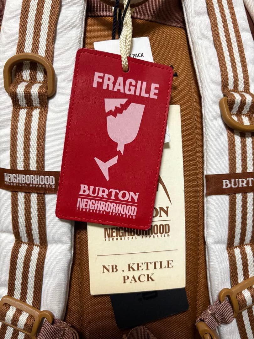 BURTON×NEIGHBORHOODデイパック 生成り 茶 リュック バッグ