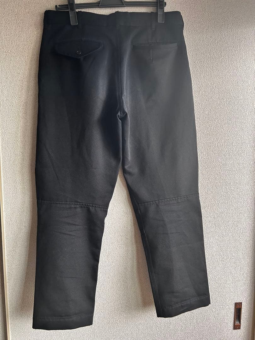 ブラックコムデギャルソン　ポリエステルパンツ