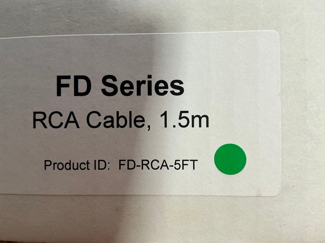 NVS SOUND FOUNDATION RCA ペアFD 1.5m