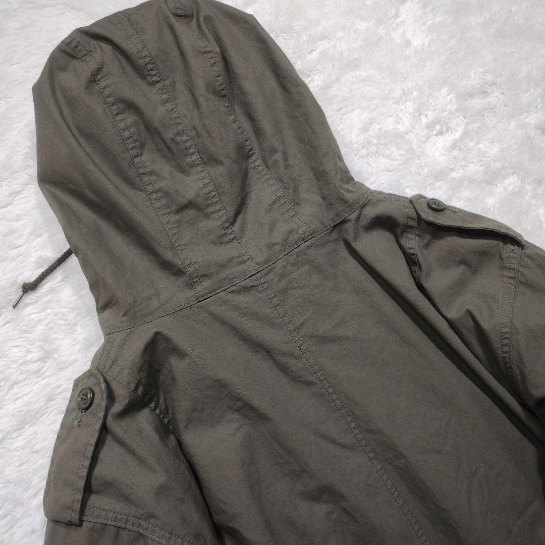 【未使用級】ヒューストン　M-51　ライナー付　モッズコート　青島コート　S　緑