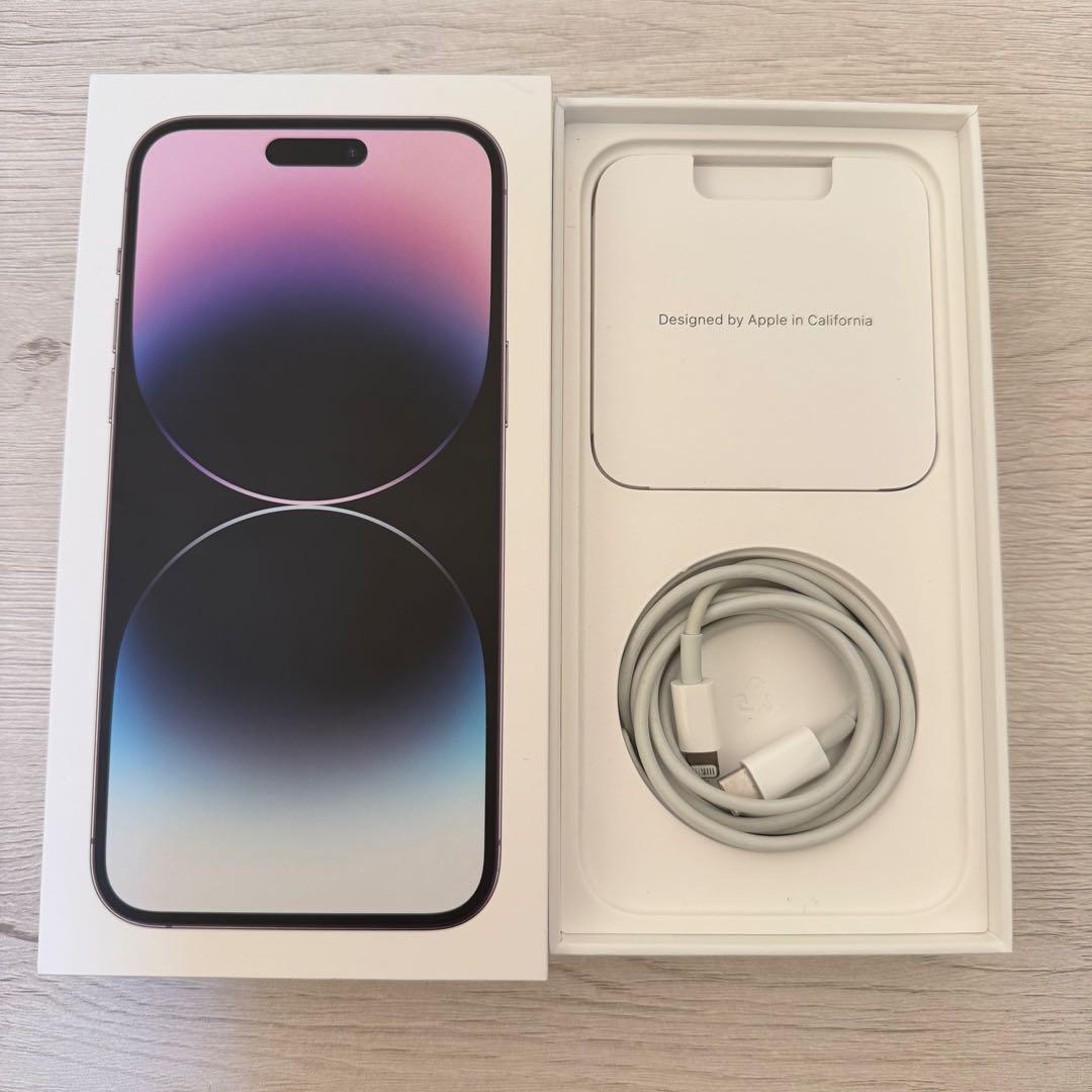 Apple iPhone 14 Pro Maxディープパープル 本体　128GB