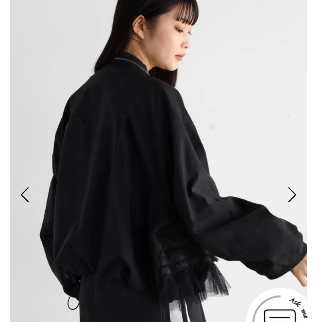 新品　RADIATE フリル付きデニムジャケット黒　ヤマダヤ　福袋2026