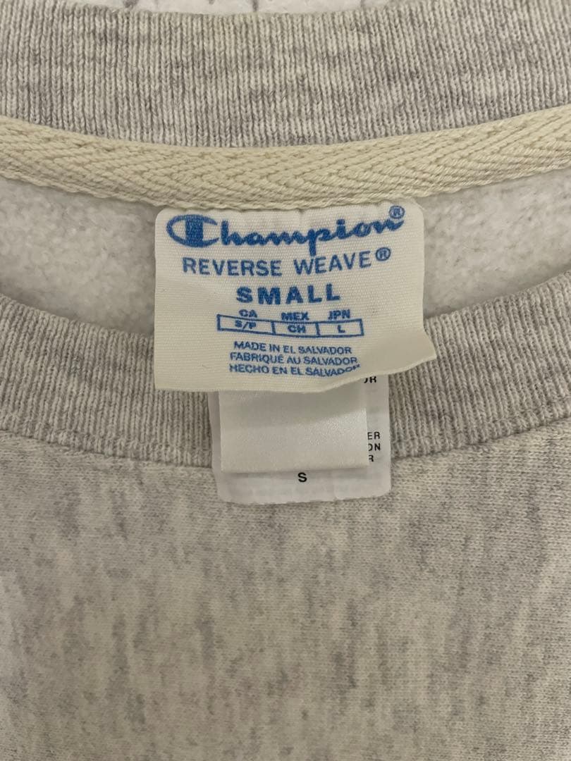 U144 Sサイズ　チャンピオン　クルーネックスウェットMoMA Edition