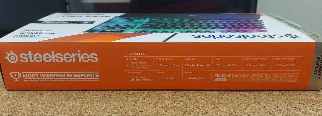 【steelseries】APEX PRO TKL US配列