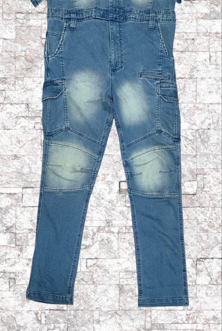 【新品・未使用】寅壱　TORAICHI　デニムツナギ　メンズ　作業着　M