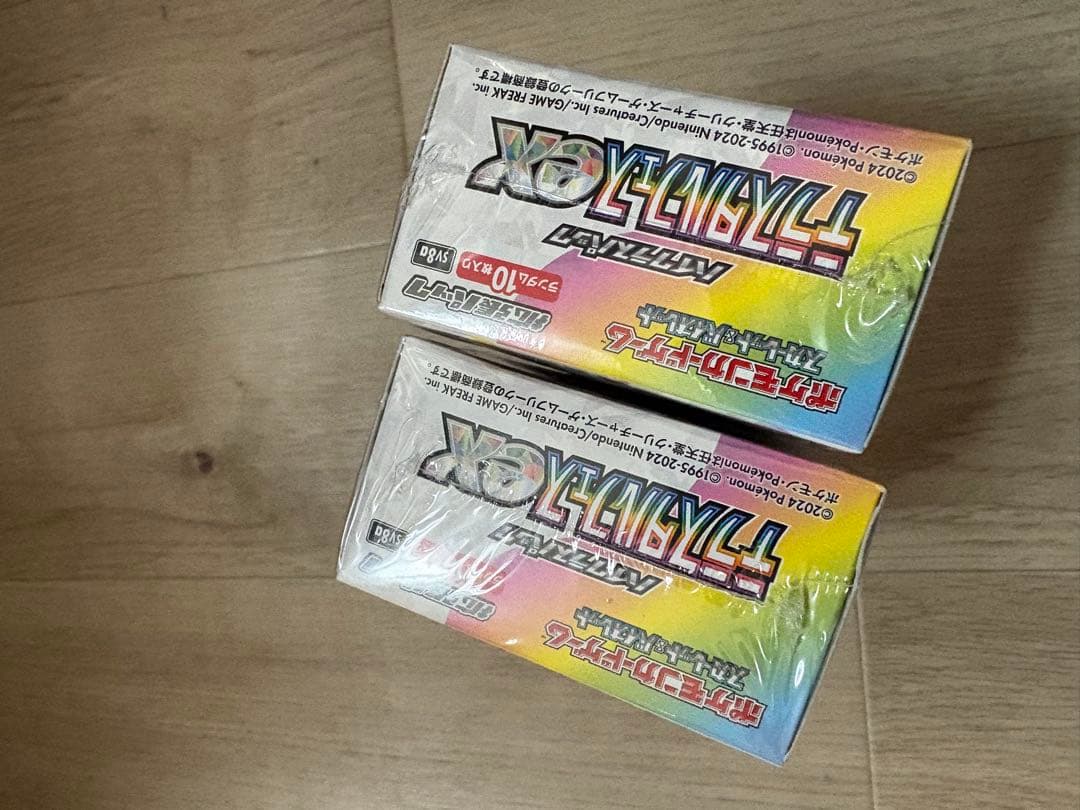 ポケモンカードゲーム　テラスタルフェス　新品未開封シュリンク付き2BOX