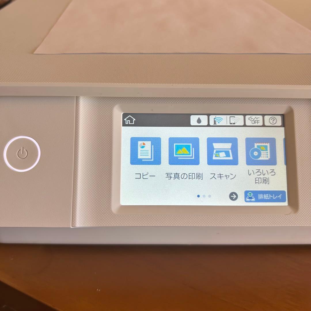 【極美品/動作良好】EPSON EP-881AW プリンター インク満タンに近い